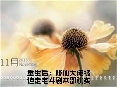 重生后：修仙大佬被迫走宅斗剧本邵秋实完整章节阅读-重生后：修仙大佬被迫走宅斗剧本邵秋实全文试读