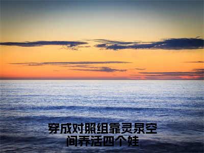 温颜小说（穿成对照组靠灵泉空间养活四个娃）全文免费阅读无弹窗大结局_穿成对照组靠灵泉空间养活四个娃小说最新章节列表_笔趣阁