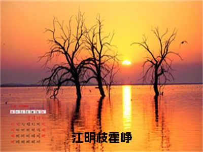 江明枝霍峥小说_霍峥江明枝全文阅读 江明枝霍峥小说免费阅读笔趣阁