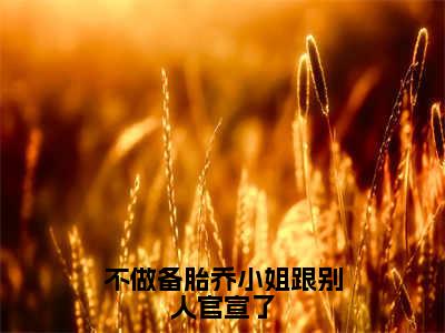 不做备胎乔小姐跟别人官宣了小说（乔杉江昱珩）全文免费阅读_不做备胎乔小姐跟别人官宣了小说乔杉江昱珩小说最新章节列表笔趣阁